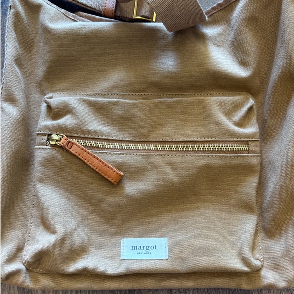 margot Other - Margot Tan Canvas messenger bag